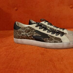 Sam Edelman Leopard Print Women's Sneakers with Black Accents